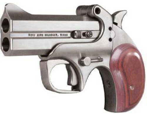 Bond Arms Century 2000 Defender 45 Colt / 410 Gauge 3.5" Barrel 2 Round Stainless Steel Frame Rosewood Grip Derringer Pistol BAC2K45410